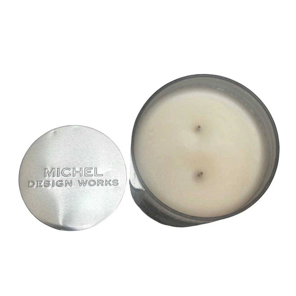 Michel Design Works Honey Almond Soy Blend 2-Wick Tumbler Candle 19oz with Lid